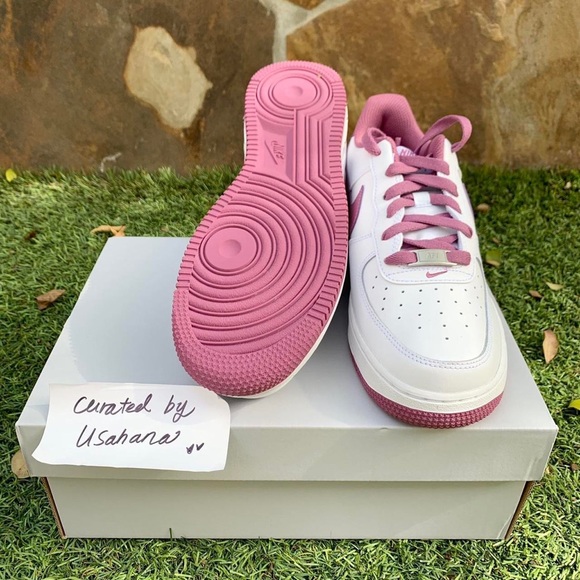 Nike Air Force 1 white berry shoes - Picture 4 of 4